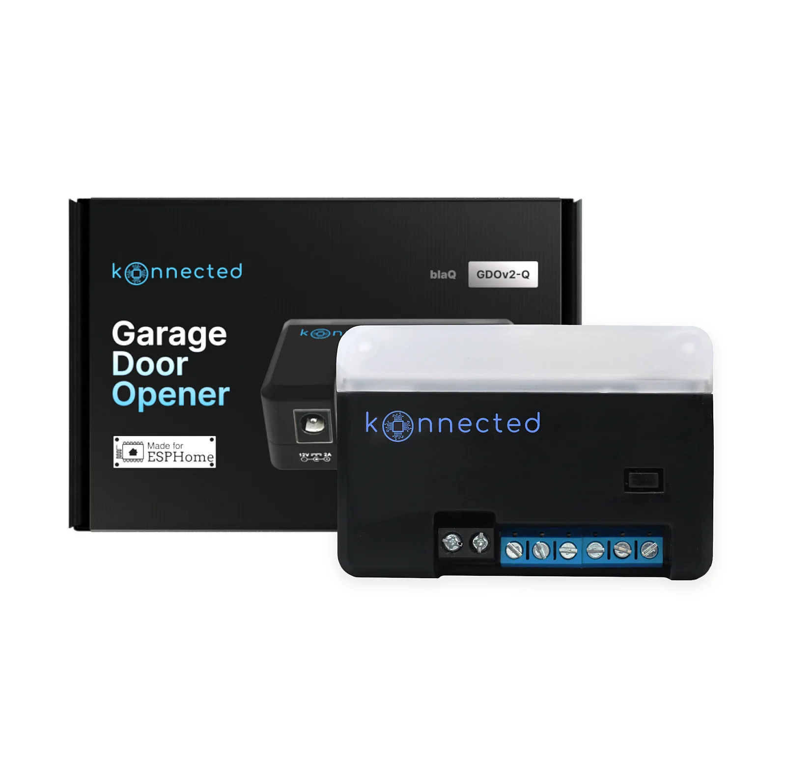 Konnected Garage Door Opener blaQ