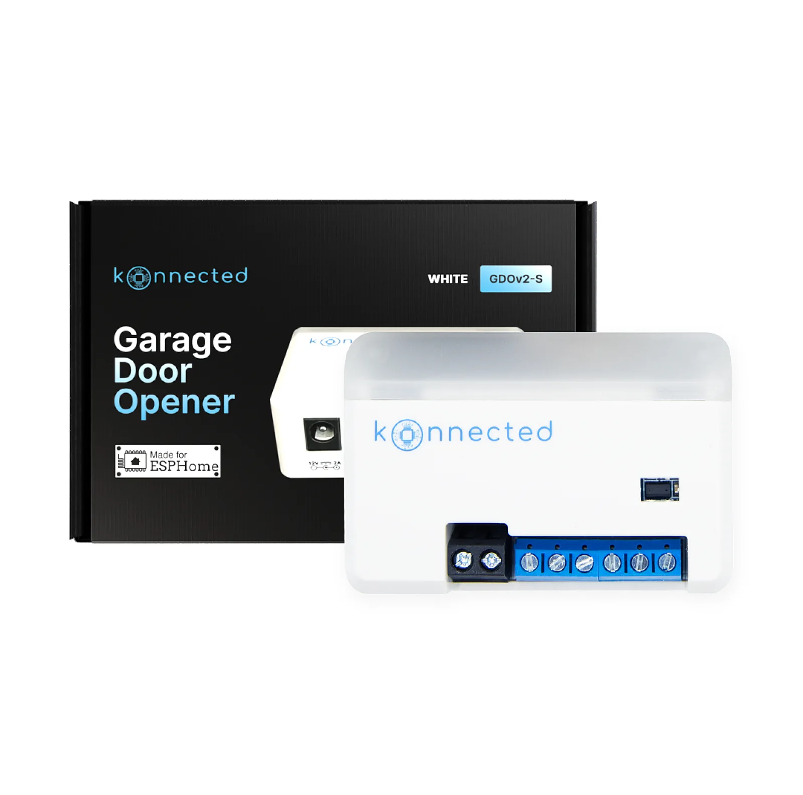 Konnected Garage Door Opener White